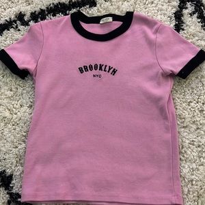 Pacsun/John Gault Brooklyn NYC pink top